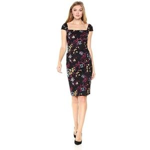 NICOLE MILLER Beautiful Asian Style Floral Dress